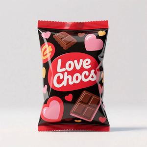 ถุงบรรจุภัณฑ์พลาสติกปิดผนึกสามด้านสำหรับเครื่องสำอางดูแลผิวฟอยล์ลามิเนตพิมพ์ลายได้ตามต้องการ - Product Image 3