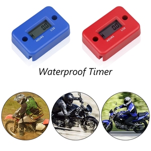 Manomètre numérique Portable pour <span class=keywords><strong>moto</strong></span>, jauge d'heure, LCD, pour moteur à 4 temps, <span class=keywords><strong>panneau</strong></span> d'horloge, motocyclette, vélo - Product Image 2