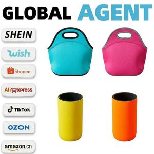 Sac à déjeuner isotherme en néoprène avec motif de paresseux mignon, sac isotherme portable pour l'école, le bureau, les femmes, les enfants, grande capacité, fermeture éclair dorée - Product Image 6