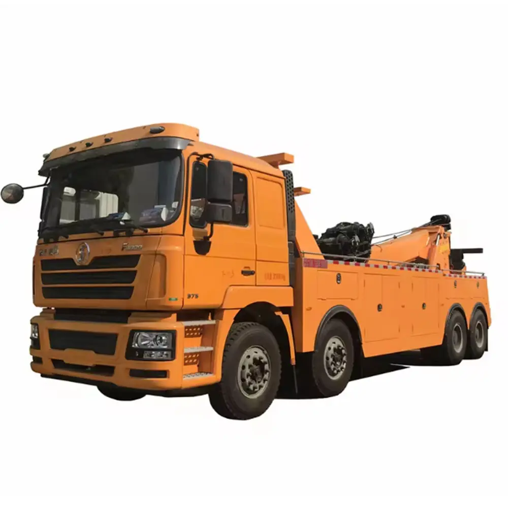 Best selling Shacman 12 Wheels 380HP 30ton 50tons Road Rescue Towing Equipment Wrecker Tow Trucks Remolque for sale