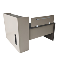 Bureau de travail exécutif convertible au design moderne de luxe avec PC Caractéristiques modulaires en bois pour le bureau du personnel