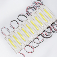7019 Modul LED COB Panjang dengan 3 Chip IP68 Tahan Air DC12V PCB Aluminium untuk Huruf Tanda