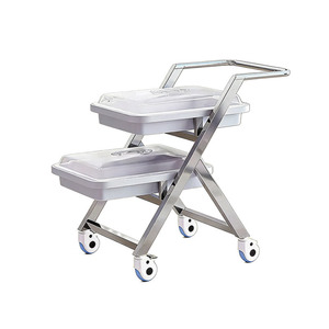 Boan Medical <b>Tool</b> Cart Stainless Steel 3 Tier Hospital Instrument <b>Trolley</b> With Pmma Tray And Silent Wheels - Product Image 2