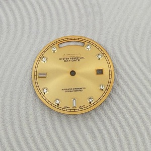 Cadran Sunburst 31 mm avec index sertis de pierres, pièces de modification de montre compatibles avec le mouvement 8285 - Product Image 3