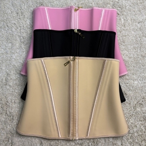 2025คอร์เซ็ทรัดเอวสำหรับเล่นกีฬาใหม่มีซิปสีทองเข็มขัดกระชับสัดส่วนระบายอากาศได้ดีเข็มขัดกระชับสัดส่วนหลังคลอดโลโก้ - Product Image 6