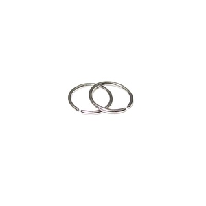 Anillo de Nariz Circular de Titanio G23 para Niños, Chapado en Oro, Altamente Pulido, Estilo Punk, Calibre 18, Regalo para Fiestas - Product Image 2