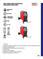 Machine à souder à l'arc à fil fourré PERFECT POWER MIG/MAG IGBT INVERTER MIG-200T MMA SPOOL GUN 2T/4T VRD CONTRÔLE INTELLIGENT FIL FOURGÉ