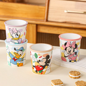 Juego de 4 Tazas con Asa de Mickey, Minnie, Pato <span class=keywords><strong>Donald</strong></span> y Daisy, Tazas de Cerámica para Helado, Tazones Lindos para Postre para Niños, Venta al Por Mayor - Product Image 3