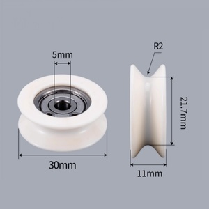 Roues de guidage entièrement céramiques 30*11mm pour le tréfilage, OEM disponible, certifiées ISO9001 - Product Image 1