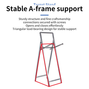 Support de cible en métal pour tir à l'arc SPG Support en acier inoxydable composé arc classique étagères de chasse échelle de but support de jeu extérieur - Product Image 2