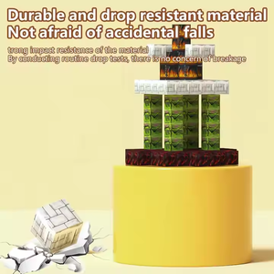 Vente en gros de moi-même série mondiale cube magnétique puzzle pour enfants jouet assemblé jeu blocs de construction jouets pour enfants - Product Image 4