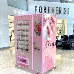 Zhongda Wholesale Hair Self-help Vending Machine hair extension Lash Vending Machine with 22 inches touch screen
