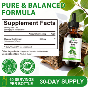 SOLOTREE Extrait Naturel de Plantes Gouttes <span class=keywords><strong>d</strong></span>'Écorce <span class=keywords><strong>d</strong></span>'<span class=keywords><strong>Orme</strong></span> Rouge Soutien Pulmonaire et Digestif Supplément Liquide Biologique à Base <span class=keywords><strong>d</strong></span>'Ulmus Rubra Teinture - Product Image 2
