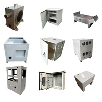 Boîtiers personnalisés en acier inoxydable pour batteries et stockage d'énergie avec roulettes, fabrication de tôles, usinage CNC/laser
