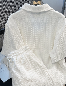 GX8960 Elegante Completo Estivo da Donna, T-shirt a Maniche Corte e <span class=keywords><strong>Pantaloncini</strong></span> Coordinati, Set 2 Pezzi - Product Image 2