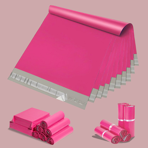 Wholesale 38x52cm 100 Piece pink thick express bag clothing <b>logistics</b> waterproof self-adhesive <b>packaging</b> bag for clothing - Product Image 1