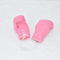 Mini porte-clés gant de boxe, pendentif en cuir pour voiture, breloque de sac pour hommes, femmes et fans de boxe