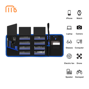Juegos de <span class=keywords><strong>destornilladores</strong></span> de <span class=keywords><strong>precisión</strong></span> MingTu de 142 piezas con kit de herramientas de reparación magnética de 120 bits para IPhone, MacBook, computadora, computadora portátil - Product Image 6