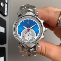 Montre pour homme rétro Alien Judge de style médiéval y2k, tendance, lumière nocturne, calendrier, bracelet en acier, montre à quartz, premium, vente flash