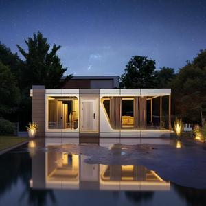 Maison en acier adaptable et respectueuse de la nature pour <span class=keywords><strong>les</strong></span> retraites de vallée et de jardin de montagne - Product Image 6