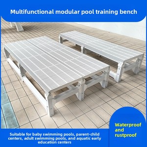 Tabouret d'entraînement pour piscine pour enfants, PVC, modulaire, multifonctionnel, imperméable, antirouille - Product Image 5
