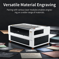 Máquina de grabado láser CO2 1390 de alta precisión 300W para acrílico madera plástico papel piedra vidrio MDF con  Ruida