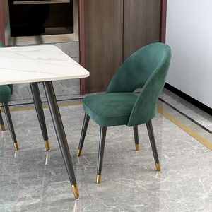 Chaise drone à dossier ajouré en forme de demi-cercle, fauteuil noble pour bar, hôtel, fête, prix de gros - Product Image 3
