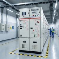 Armoire de commutation métallique moyenne et haute tension, conforme aux normes CEI, solution de distribution et de transmission d'énergie intérieure pour projets industriels, équipement électrique de commutation