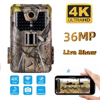 Caméra de chasse en plein air True 4K 36MP avec écran 2,0 pouces, WiFi 900Pro, application WiFi pour contrôle à distance et enregistrement en temps réel