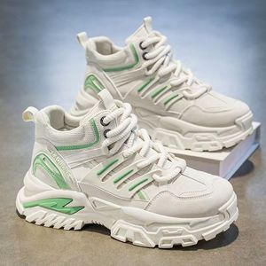 Chaussures de sport de randonnée décontractées pour homme Xuan, à semelle épaisse rehaussante, avec doublure en maille - Nouveauté 2025 à lacets - Product Image 2