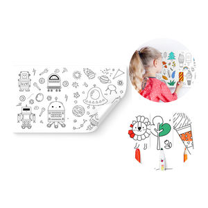 Superdots 3M Kertas Gambar Grafiti Raksasa, Tidak Berantakan Desain Yang Berbeda Kertas Mewarnai Dinding Anak-anak Papan Goresan Seni Kit - Product Image 1