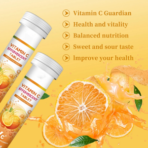 แท็บเล็ตแบบเม็ดฟู่มีวิตามินซีรสหวานส้ม - Product Image 2