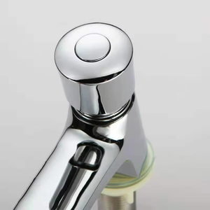 Robinet de lavabo à bouton-poussoir en laiton au design moderne, à fermeture automatique, à temporisation, économiseur <span class=keywords><strong>d</strong></span>'<span class=keywords><strong>eau</strong></span> pour les toilettes publiques et les salles de bain - Product Image 6