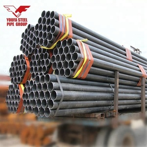 Tubes creux ronds ovales soudés de profil d'<span class=keywords><strong>acier</strong></span> de soudure du diamètre 10mm 20mm 50mm de tuyau de barrière de fer noir - Product Image 4