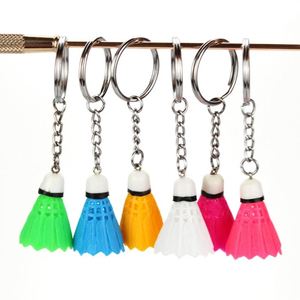 Badminton Keychain Cute Shuttlecock <b>Key</b> <b>Chains</b> Metal Keyring Colorful Car <b>Key</b> Holder Bag Pendant Club Gifts for Sports Fan - Product Image 1