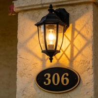 Plaques d'adresse gravées sur mesure, style rétro en bronze, pour porte, café, école, boutique, hôtel, collège – Fournisseur fabricant