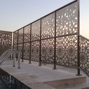 Layar kisi logam luar ruangan layar Privasi logam untuk pagar balkon dekoratif layar luar ruangan - Product Image 4