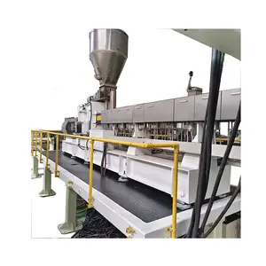 Gebrauchte biologisch abbaubare Platten Herstellung Maschine De Plastique Produktions ausrüstung Extruder Zum Verkauf