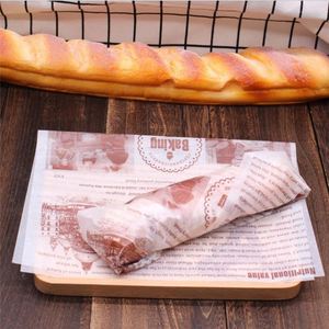 Papier sulfurisé imprimé pour panier à burger en glassine blanche, résistant à la graisse - Product Image 2