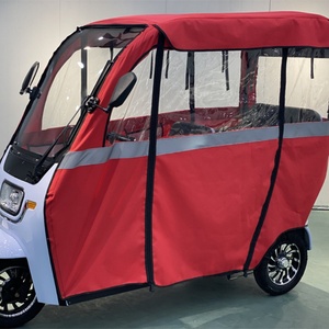 Tricycle électrique à trois roues pour passagers avec carrosserie ouverte, capacité de 3 passagers, autonomie de 60 km - Product Image 4