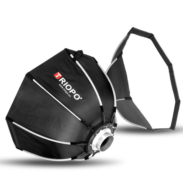 Triopo K2 55cm 65cm 90cm 120cm Photo Portable Bowens Mount Octagon Umbrella Softbox Outdoor SoftBoxs for Flash