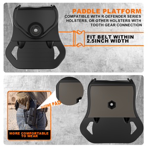 Étui universel pour plus de 400 modèles, étui tactique en nylon compatible avec G17 G19 G43 XD 1911 P320 <span class=keywords><strong>CZ75</strong></span> P226 92FS PX4, prise en charge du logo personnalisé - Product Image 4