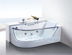 Offre Spéciale Pas Cher Prix Français Coin En Fiber De Verre <span class=keywords><strong>Baignoire</strong></span> De Massage Avec <span class=keywords><strong>Panneau</strong></span> Latéral Longeait - Product Image 5