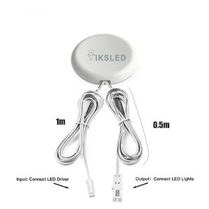 חיישן חכם חודר DC12V 24V 5A 60W PVC טווח חישה 1-5 ס\\\"מ מתג מגע לתאורת LED בארון - Product Image 2