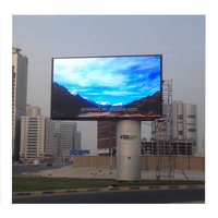 Écran d'affichage LED programmable pour publicité extérieure AOWE P10, panneau mural d'affichage couleur intégrale
