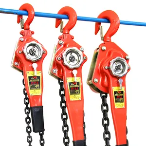 VT/HSH jenis 3 ton rantai tangan hoist 1.5 m mengangkat tinggi tuas HOIST biru oranye tbm rantai tangan hoist