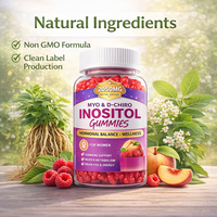 Gummies pour l'équilibre hormonal féminin Myo D-Chiro Inositol 2050mg – Soutien humeur et énergie – Marque privée
