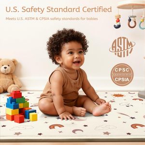 Tapis de jeu pour bébé super doux en EVA 120x180cm pour nourrissons et tout-petits, usage domestique - Product Image 5