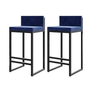 Modern Metal Bar <b>Stool</b> Sturdy Aluminum Frame Water Resistant for Hotel Dining <b>Outdoor</b> Kitchen Islands Commercial Restaurant - Product Image 2