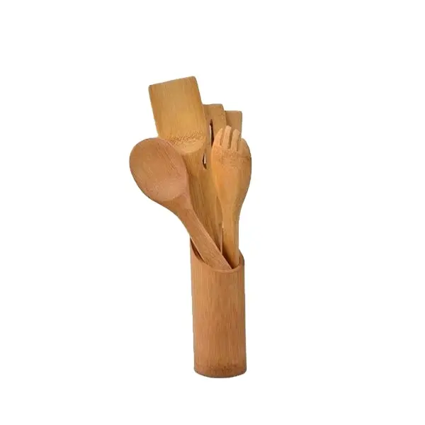 Eco-Friendly Bamboo Cookware Utensils Set Cooking Tools hot sale Accept OEM for sale